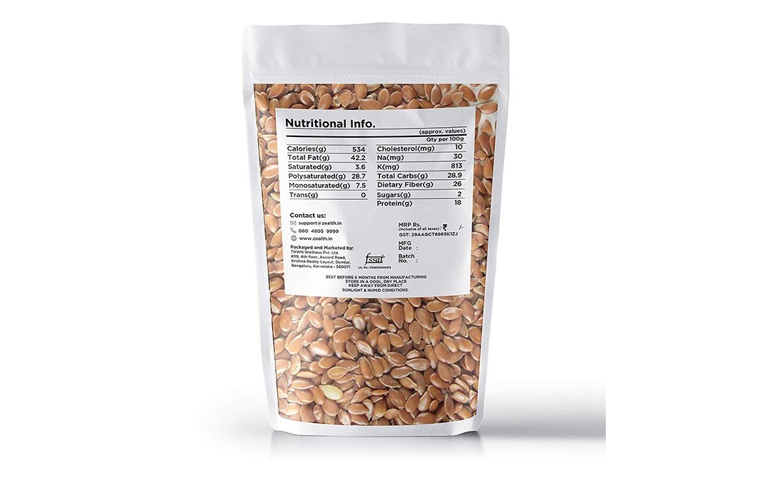 Zealth Flax Seeds    Pack  500 grams